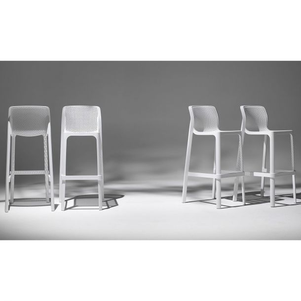 Барний стілець Net Stool Bianco (13522917) с доставкой