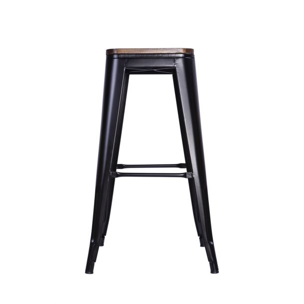 Барный стул HATTA Practic Wood Черный (44478930) купить