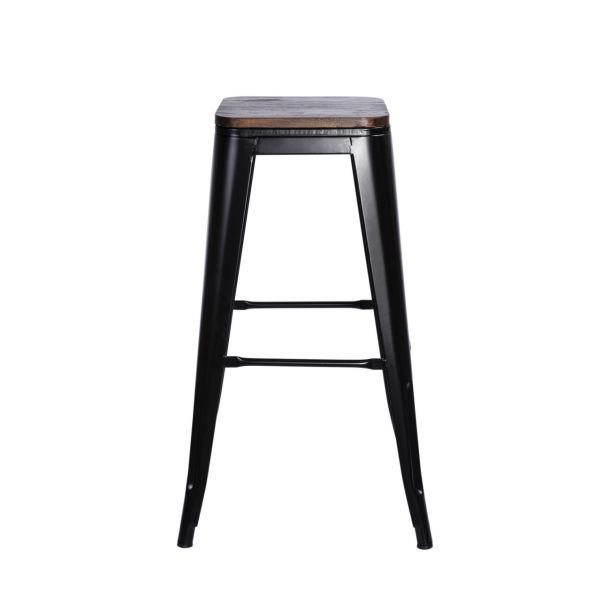 Барный стул HATTA Practic Wood Черный (44478930) kupistul