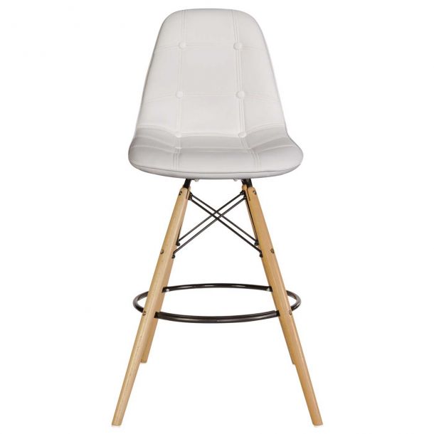 Барний стілець HATTA Praga Eco Wood Білий (44460299) в интернет-магазине