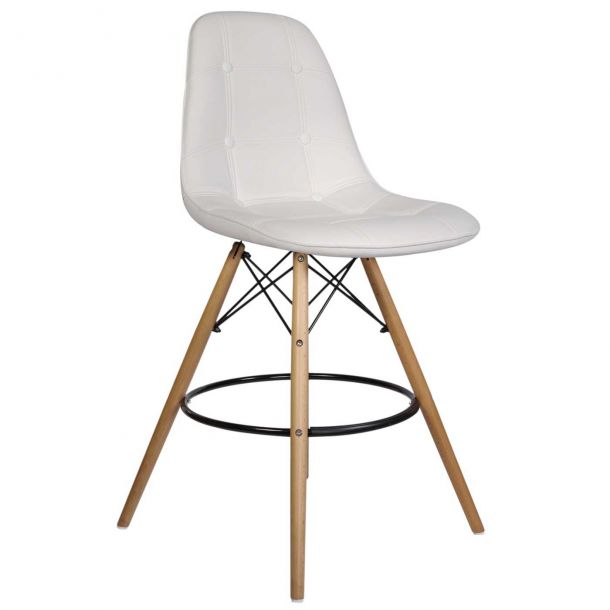 Барний стілець HATTA Praga Eco Wood Білий (44460299) в Киеве