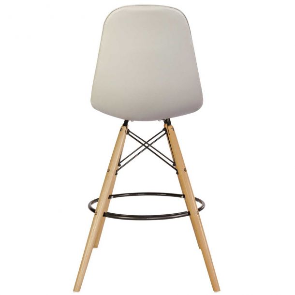 Барный стул HATTA Praga Eco Wood Серый (44460300) цена
