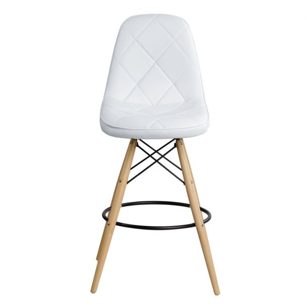 Барний стілець HATTA Rhomb Eco Wood Білий (44373458) в интернет-магазине