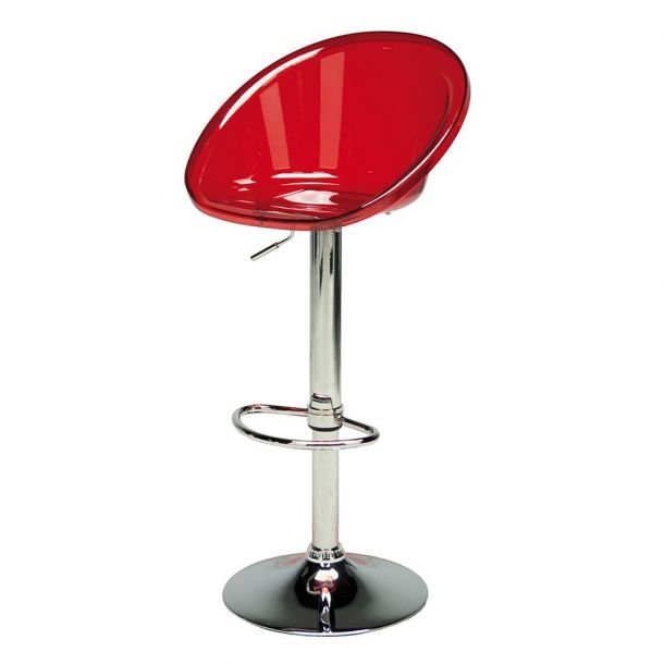 Барний стілець Sphere Ruby Red Прозорий (12006534) недорого