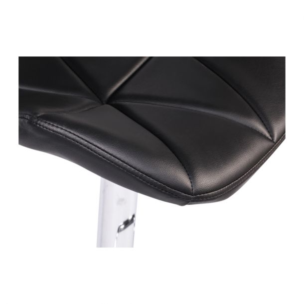 Барный стул HATTA Astra new Chrome Eco Черный (44382324) kupistul