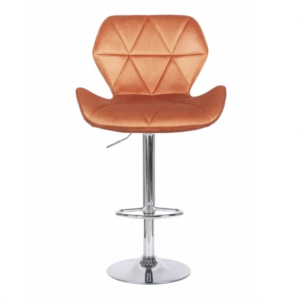 Барный стул HATTA Astra new Chrome Velvet Бронзовый (44479154) купить