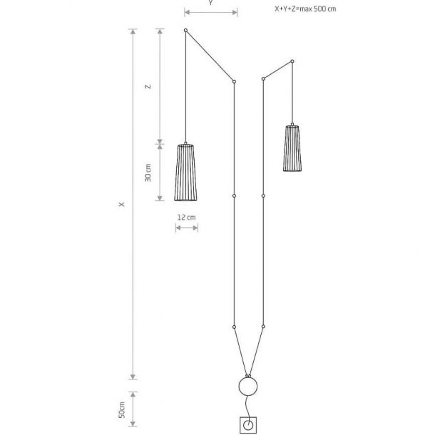 Бра Dover II Kabel Черный (109727581) в Киеве