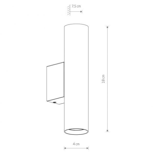 Бра Fourty wall M Білий (1091183610) kupistul