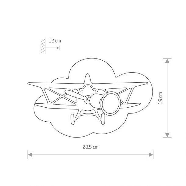 Бра Plane І Голубой (109732304) с доставкой