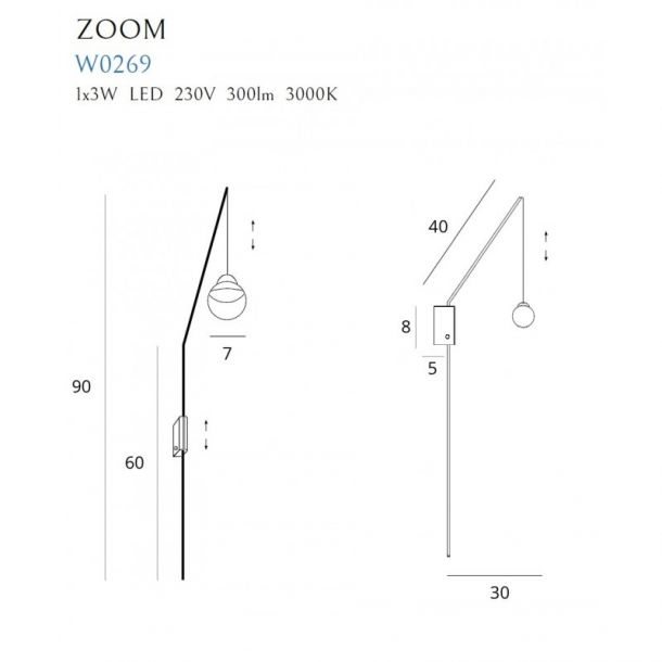 Бра Zoom Black (118866154) в Киеве