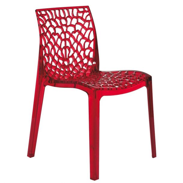 Cтул Gruvyer Transparent Ruby Red Прозрачный (12006497) с доставкой