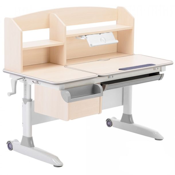 Детский стол ErgoKids Romana Multicolor 120х65 Клен (111470576) в Украине