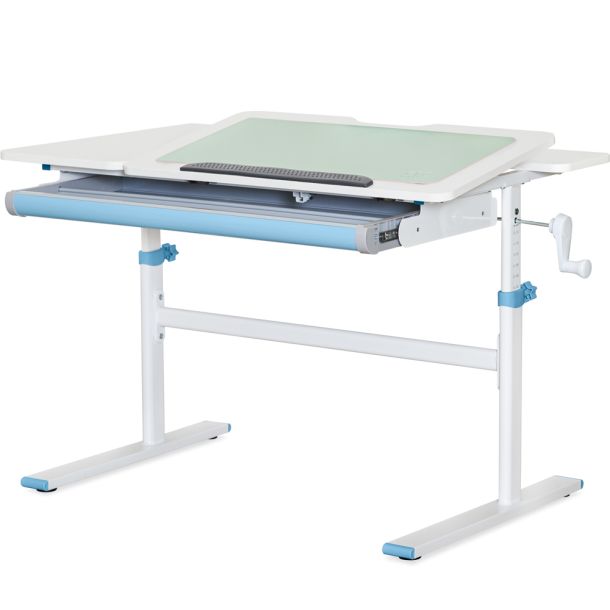 Детский стол Evo-кids TH-220 100х60 Белый, Голубой (111470224) дешево