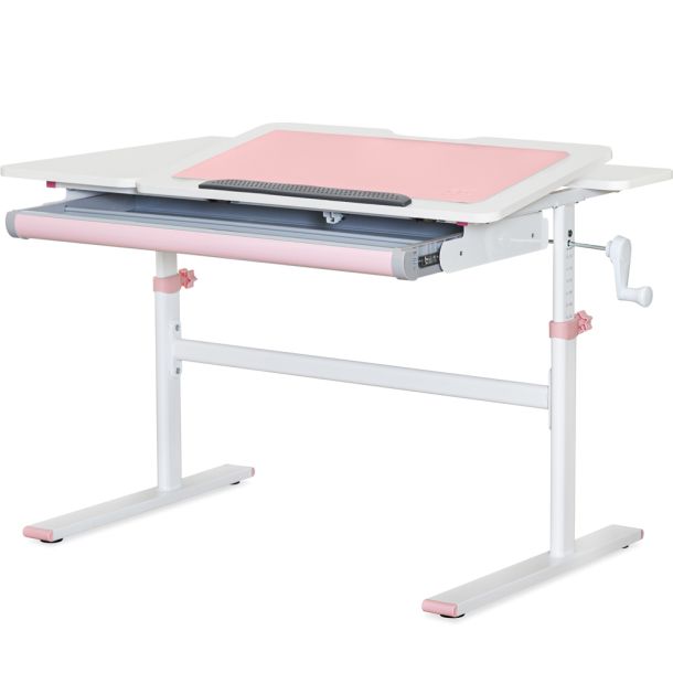 Детский стол Evo-кids TH-220 100х60 Белый, Розовый (111470222) дешево