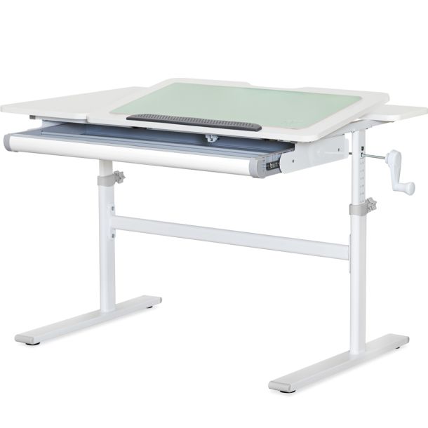 Детский стол Evo-кids TH-220 100х60 Белый, Серый (111470223) дешево