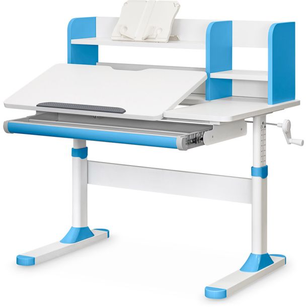 Дитячий стіл Evo-kids TH-330 100х60 Білий, Блакитний (111470571) дешево
