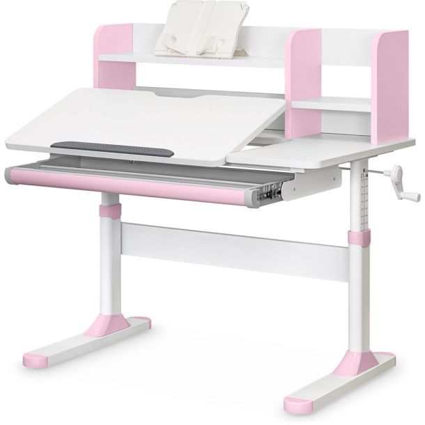 Детский стол Evo-kids TH-330 100х60 Белый, Розовый (111470572) дешево