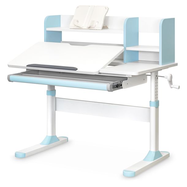 Детский стол Evo-kids TH-330 100х60 Белый, Светло-голубой (111470573) дешево