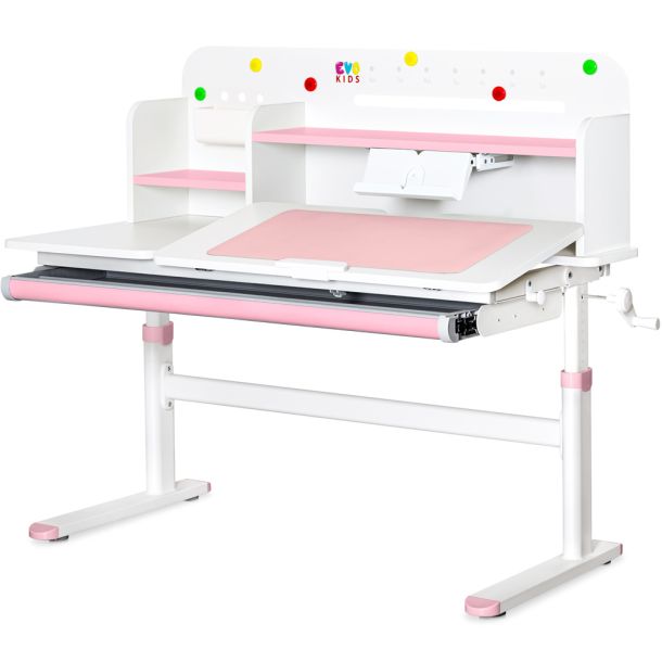 Дитячий стіл Evo-kids TH-360 120х60 Білий, Рожевий (111470451) дешево