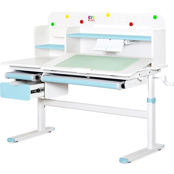 Детский стол Evo-kids TH-360 Plus 120х60 Белый, Голубой (111470459) дешево