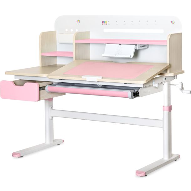 Дитячий стіл Evo-kids TH-360 Plus 120х60 Клен, Рожевий (111470462) с доставкой