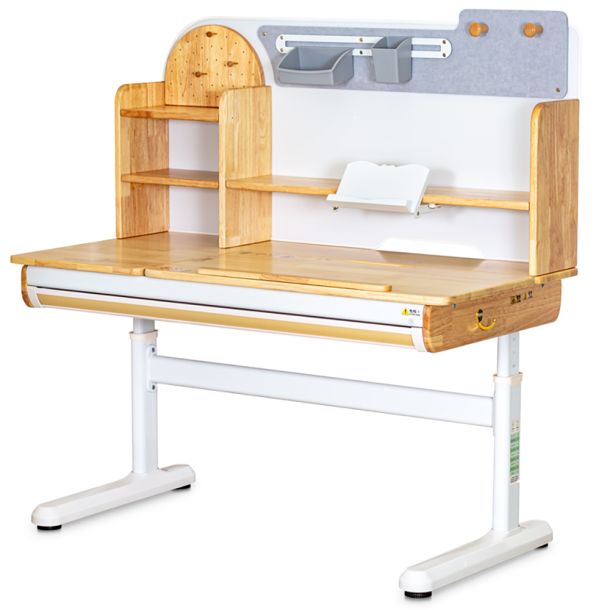 Детский стол Mealux Timberdesk L 120х60 RubberWood, Белый (111470446) цена