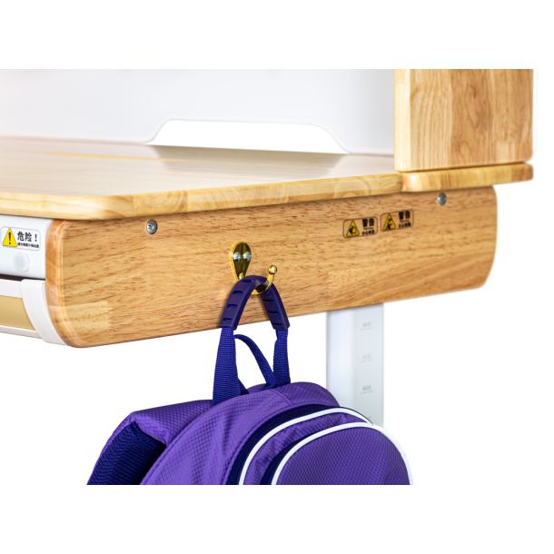 Детский стол Mealux Timberdesk L 120х60 RubberWood, Белый (111470446) в Украине