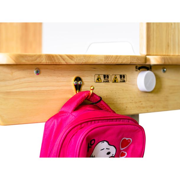 Детский стол Mealux Timberdesk S 90х60 RubberWood, Белый (111470447) купить