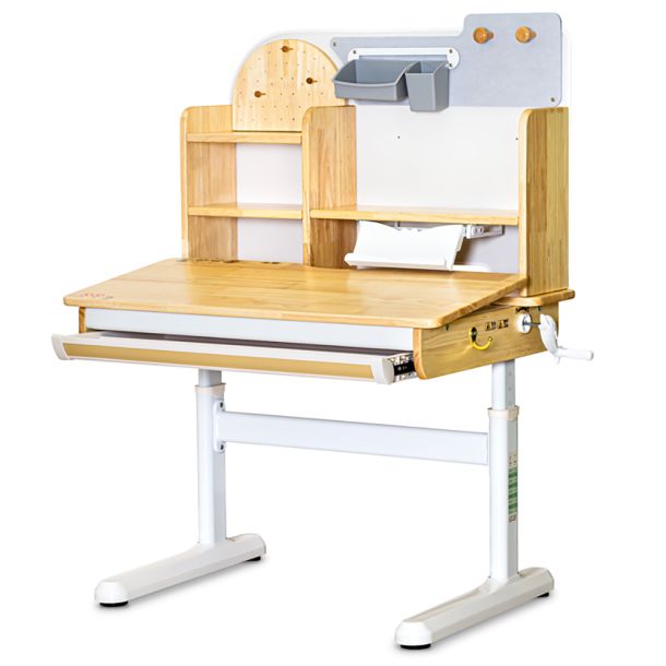 Детский стол Mealux Timberdesk S 90х60 RubberWood, Белый (111470447) kupistul
