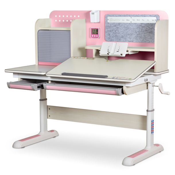 Дитячий стіл Mealux Winnipeg Multicolor MG 120х60 Береза, Рожевий (111470418) в Киеве