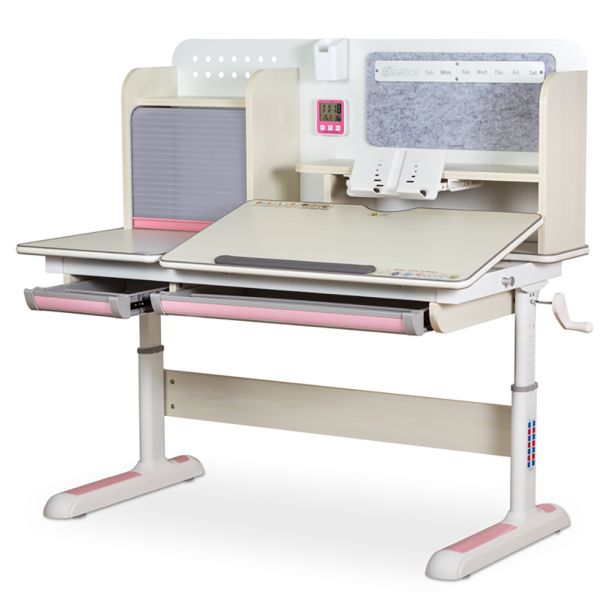 Дитячий стіл Mealux Winnipeg Multicolor MG 120х60 Береза, Рожевий (111470418) в Украине