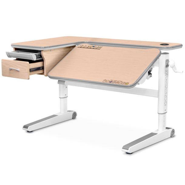 Детский стол Mealux Woodville Multicolor Energy 120х76 Клен (111470342) дешево