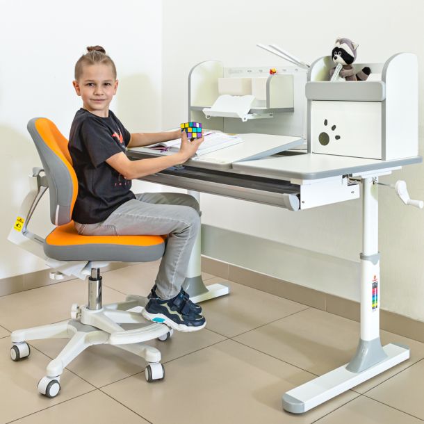 Детское кресло Evo-Kids Mio Classic Y-405 Оранжевый, Белый (111011654) в Украине