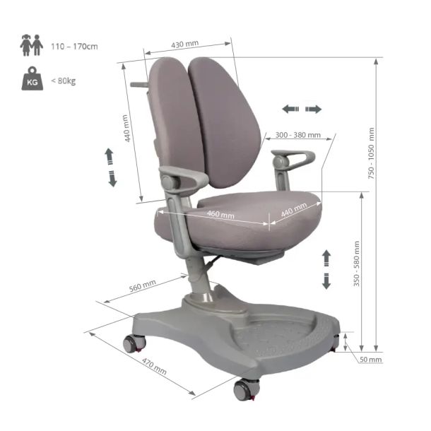 Детское кресло Leone Pink (1771478524) в Киеве