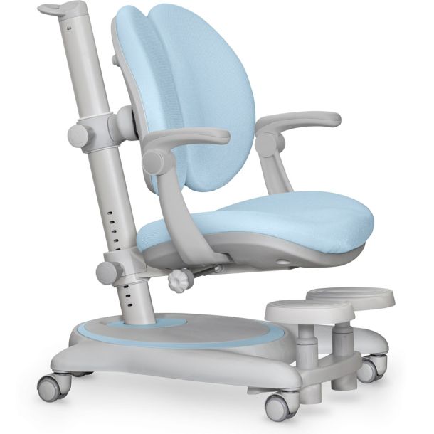 Детское кресло Mealux Ortoback Duo Y-510 Plus Голубой, Серый (111470151) дешево