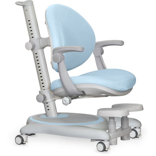 Дитяче крісло Mealux Ortoback Y-508 Plus Блакитний, Сірий (111470114) дешево