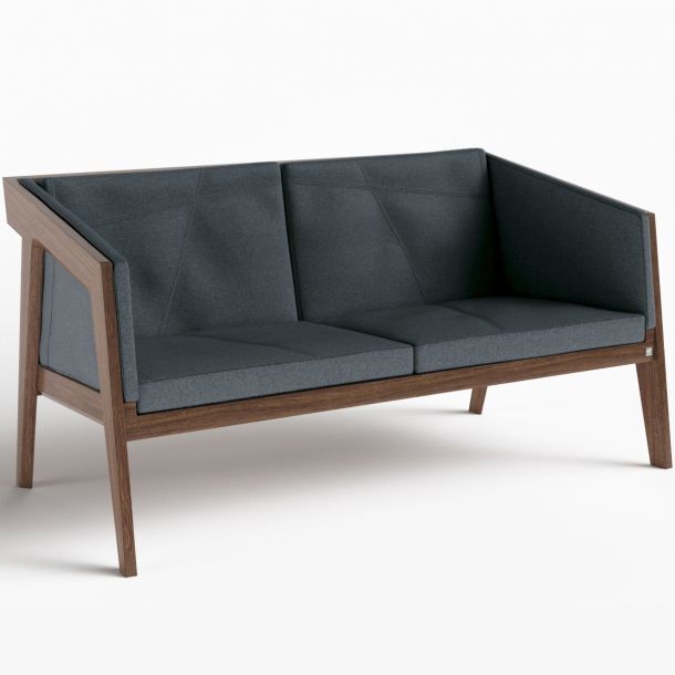 Диван Air 2 Sofa M Austin 19 Anthracite, Тон 5 темно-коричневый (60517726) недорого