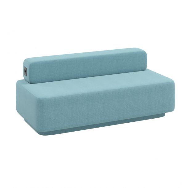 Диван Corner с розеткой 160x80 Magic Grey Blue (1561024729) дешево