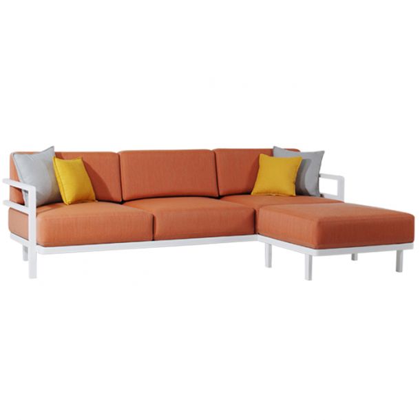 Диван Loca Sofa LS 3+1 50974 Orange, 101 White (27830055) недорого