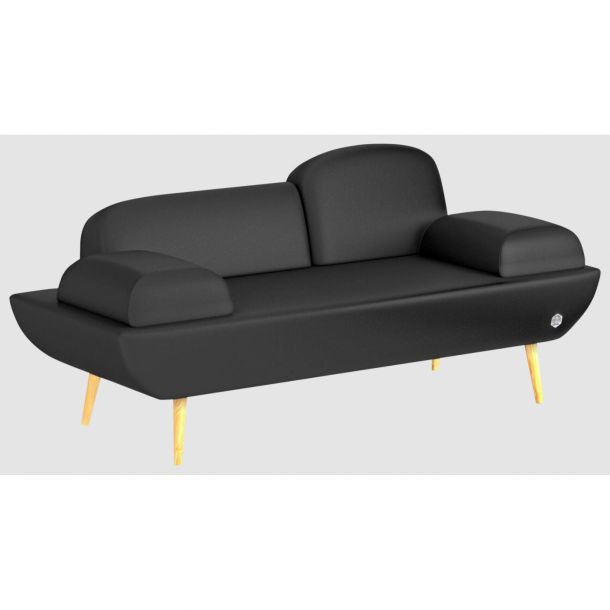 Диван Loft Екошкіра Чорний (15509272) недорого