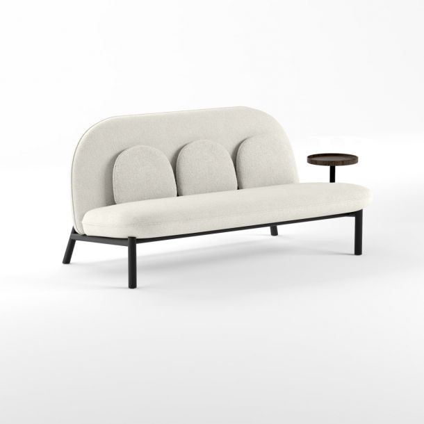 Диван Soft Lounge со столиком 155x82 Boucle Nata 1, Крафт Табако (1561025507) недорого