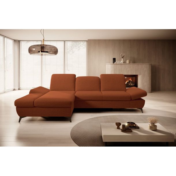 Диван угловой раскладной HARPER Left Loft-08-Red (1321485995) недорого