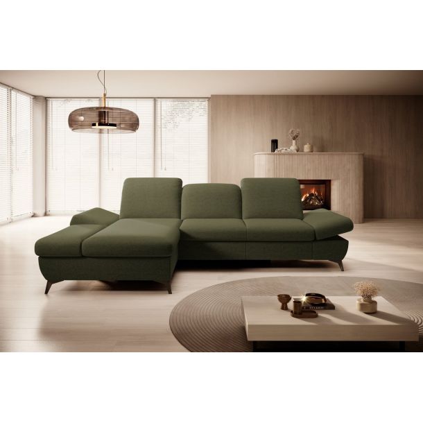 Диван кутовий розкладний HARPER Left Loft-10-Olive (1321485997) недорого