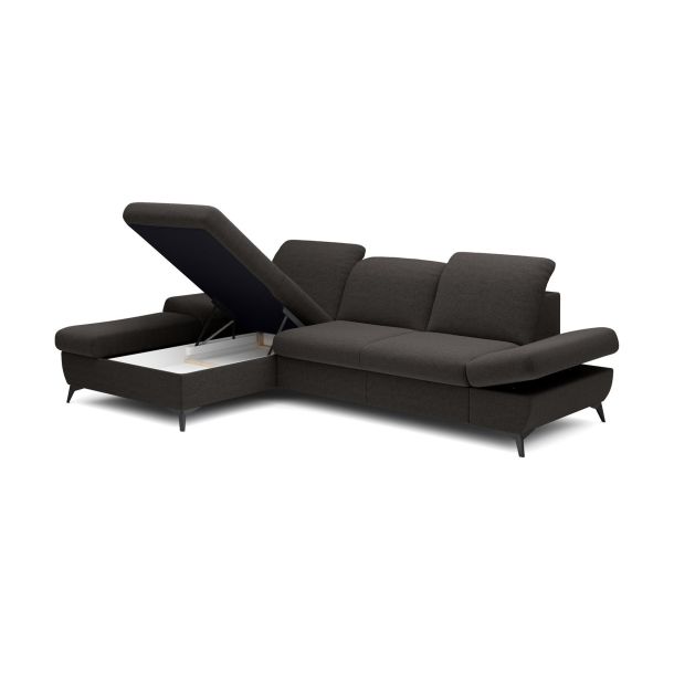 Диван угловой раскладной HARPER Left Loft-23-Anthracite (1321486010) цена