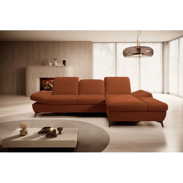 Диван угловой раскладной HARPER Right Loft-08-Red (1321485971) недорого