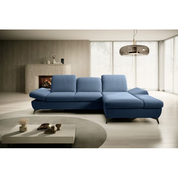 Диван угловой раскладной HARPER Right Loft-14-Denim (1321485977) недорого