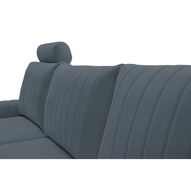 Диван кутовий розкладний MONACO Left Loft-14-Denim, Золотий (1321486025) недорого