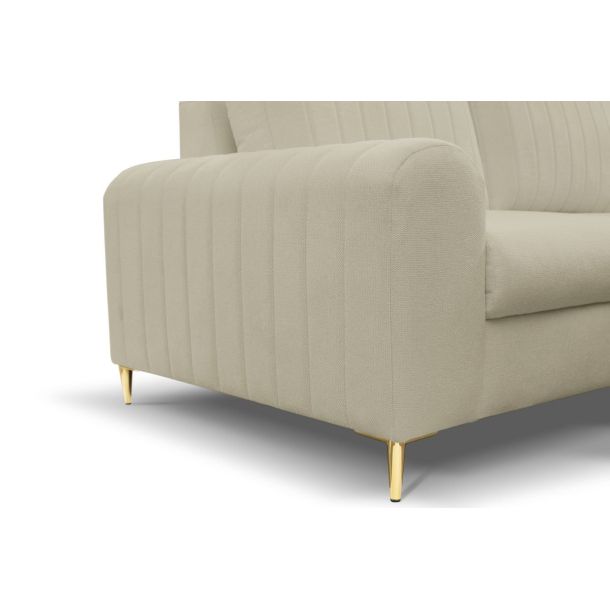 Диван кутовий розкладний MONACO Right Loft-02-Beige, Золотий (1321486061) дешево