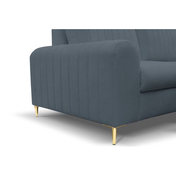 Диван угловой раскладной MONACO Right Loft-14-Denim, Золотой (1321486073) дешево