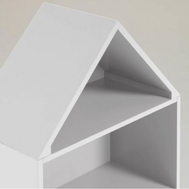 Книжкова шафа CELESTE 50х105 Білий (90724207) фото